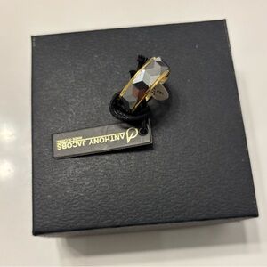 Black and Gold Men's Ring